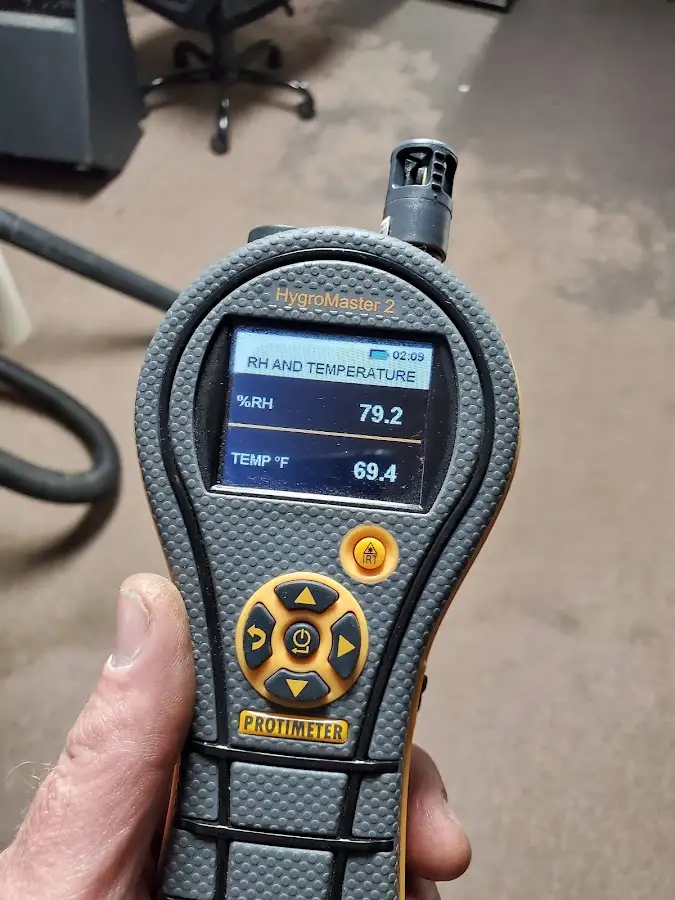 Moisture meter humidity assessment for Fire & Smoke Damage Restoration in Defiance